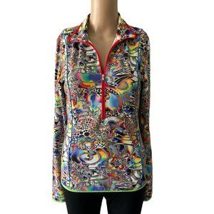 JSX-Treme Multicolor Fun Art Size 3 Ski Layer Jersey-Deadstock